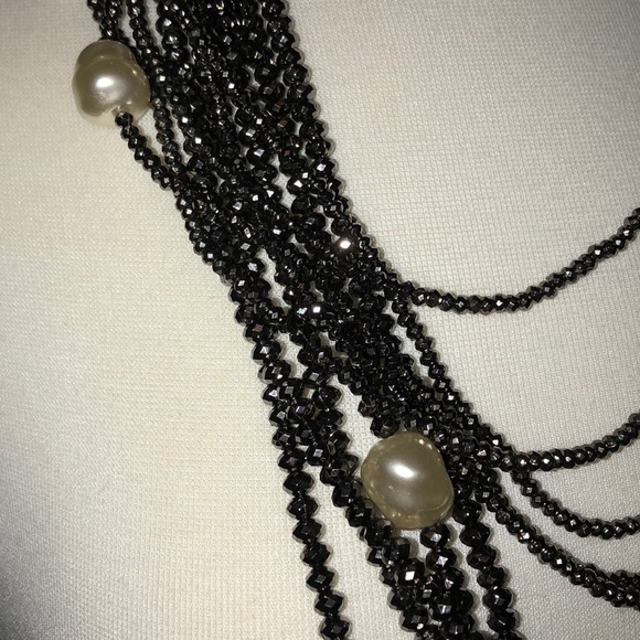 Chicos necklace crystal Multi strand with pearls✨ - Picture 2 of 3